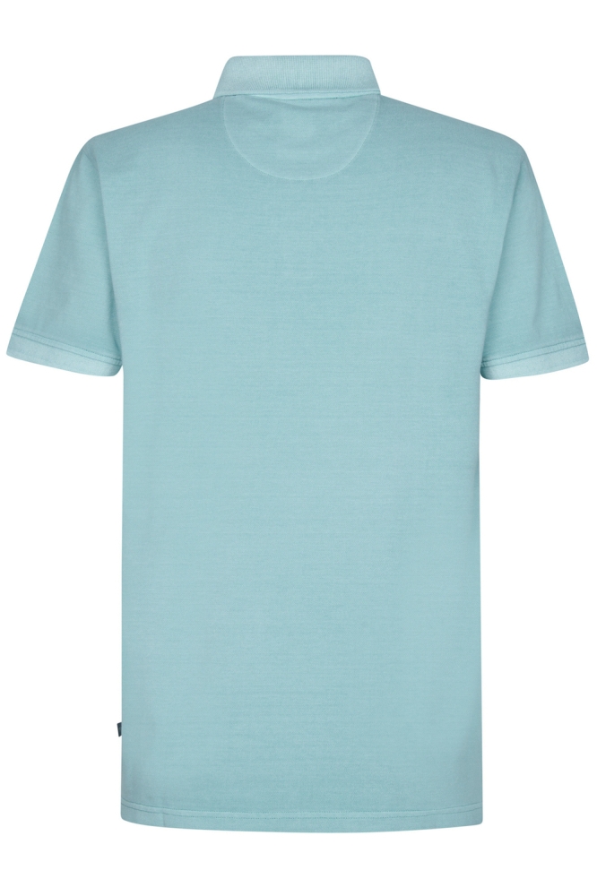 POLO MET RIBKRAAG M 1050 POL922 6169 AQUA GREEN